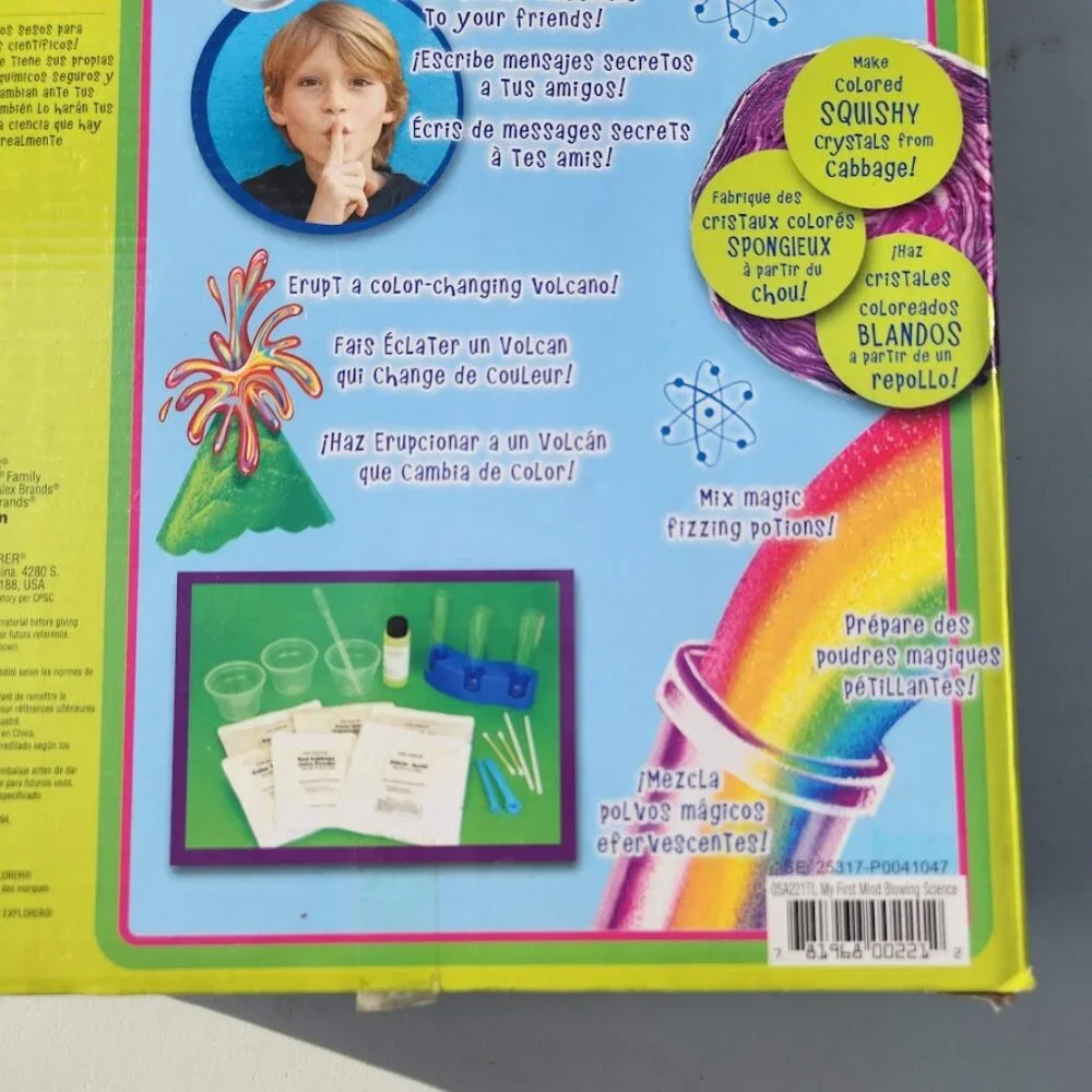 NEW Science Kit Scientific Explorer Mind Blowing STEM CRAFT School Supplies Summ